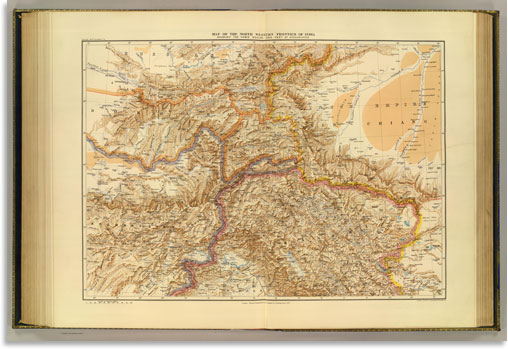 North Western Frontier of In 1901 World Atlas
