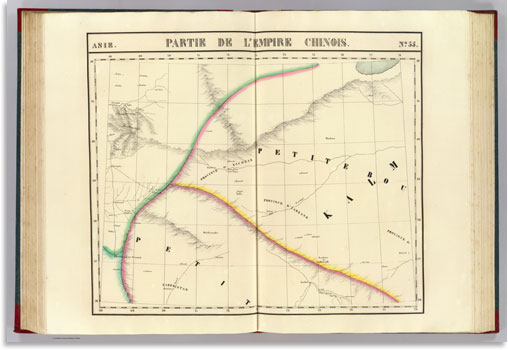 Partie lEmpire Chinois As 1827 World Atlas