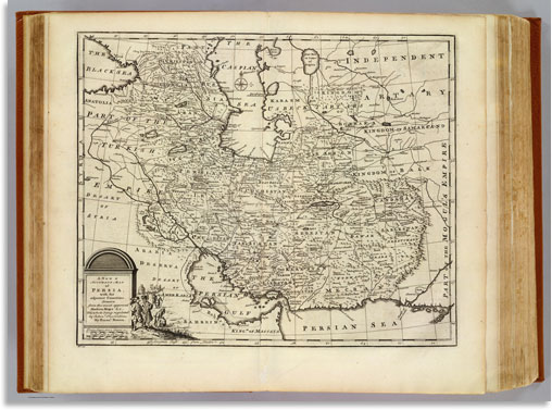 Persia adjacent countries 1747 Geography Book