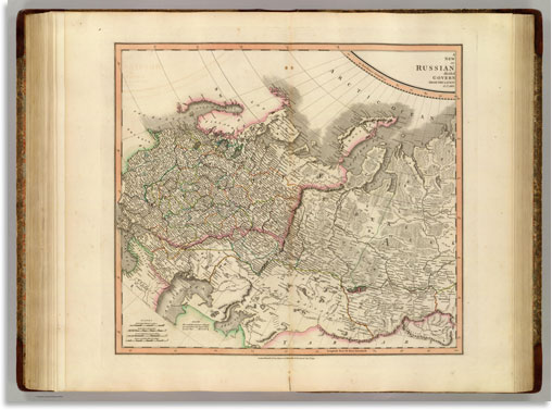 Russian Empire west 1799 World Atlas