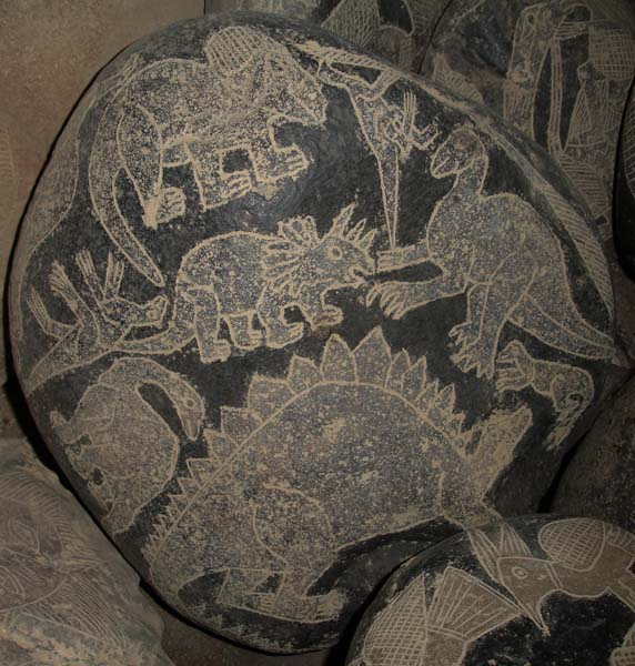 «Страница» из «Энциклопедии динозавров» Ики