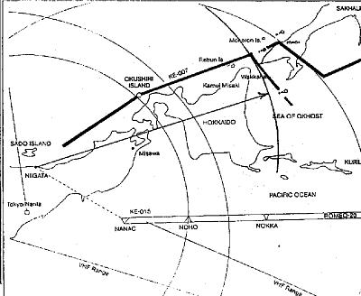 KAL 007 мог вообще не пролетать над Сахалином.
