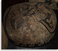 Охота людей на динозавров (коллекция Ики)