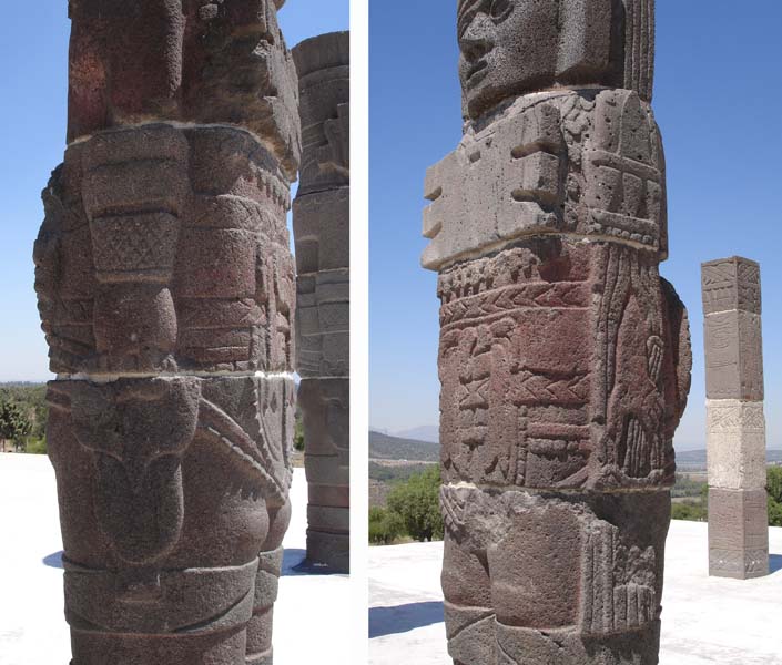 Предметы в руках «атлантов»