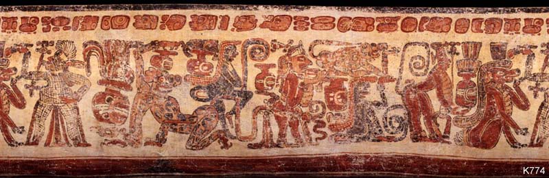 Изображение на сосуде майя