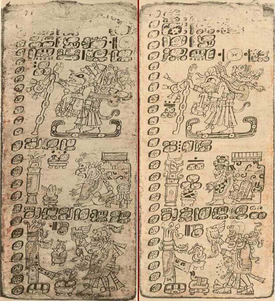 Текст о Венере – «Дрезденский кодекс» (страницы 27-28)