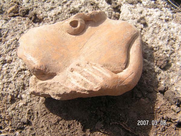 Торс человеческой фигурки, найденный на Эль Торо