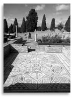 Мозаичный пол на «римской» вилле в «римском» городе Италика (Italica, Andalucia), юг Испании