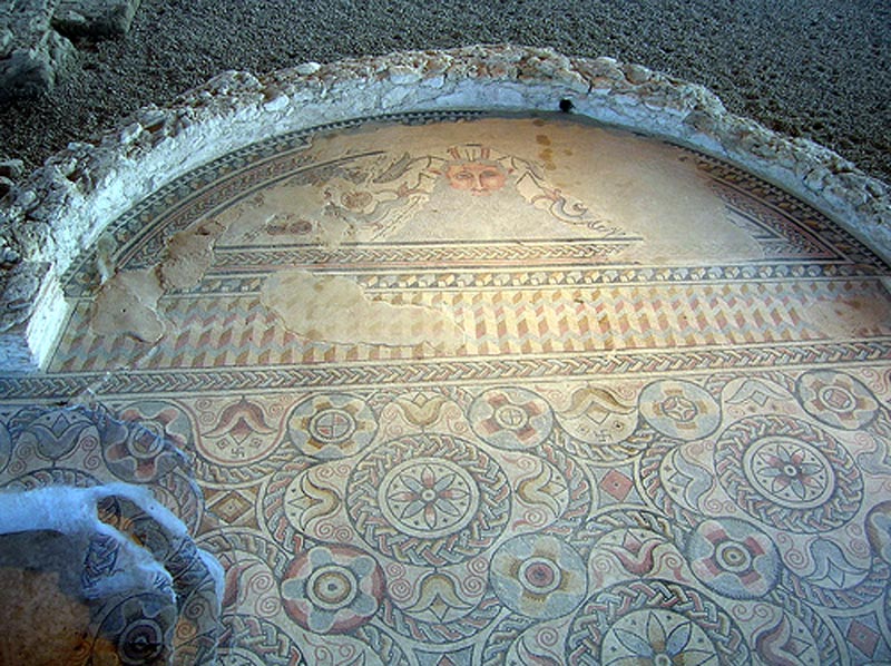 Мозаичный пол на «римской» вилле Де Матерна (de Materna, Carranque, Toledo), центральная Испания