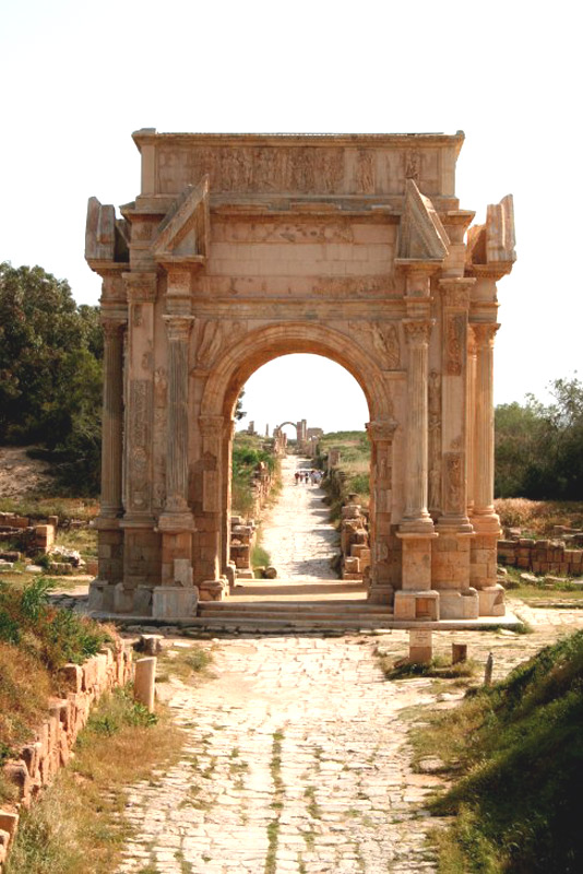 Лептис Магна (Leptis Magna) – арка императора Септимия Севера