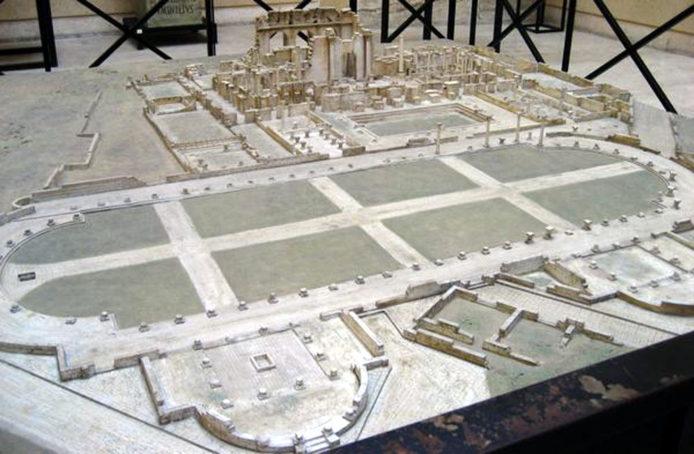 Лептис Магна (Leptis Magna) – общественные бани и палестра (гимнастическая школа) реконструкция