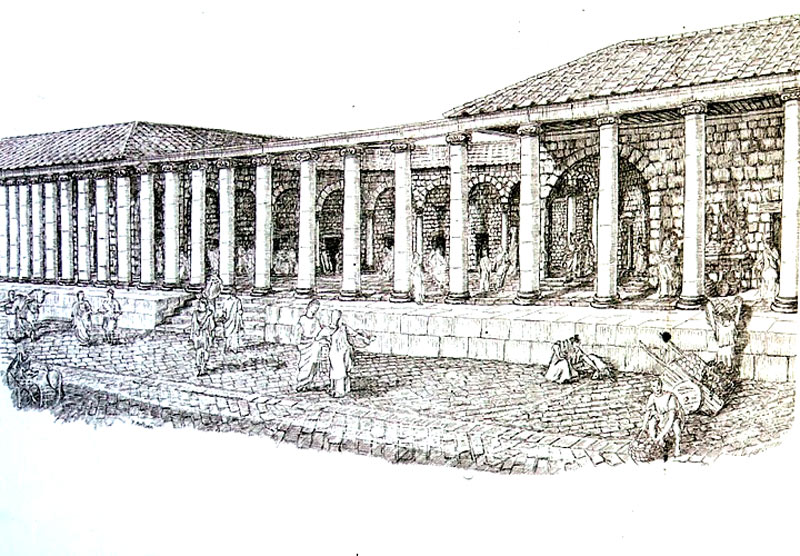 Скифополь. Главная торговая улица. Реконструкция