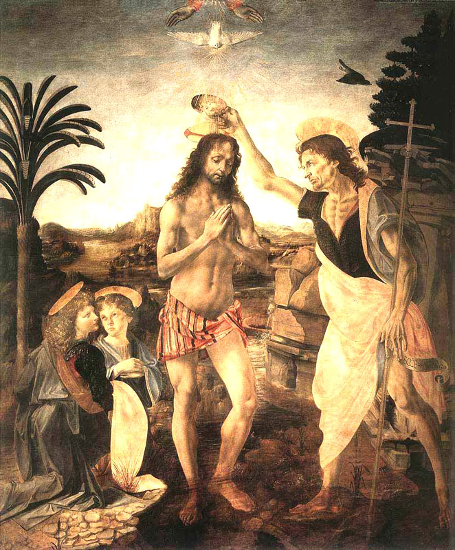 Крещение, Леонардо. Иллюстрация к статье Георгия Костылева «Военно-исторические хохмы»