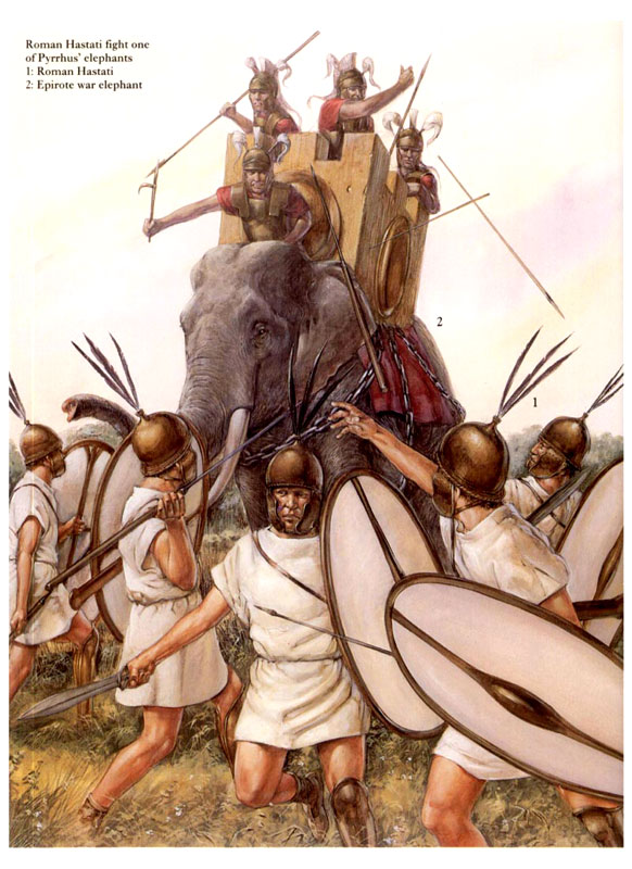 Боевой слон. Иллюстрация к статье Георгия Костылева «Военно-исторические хохмы»