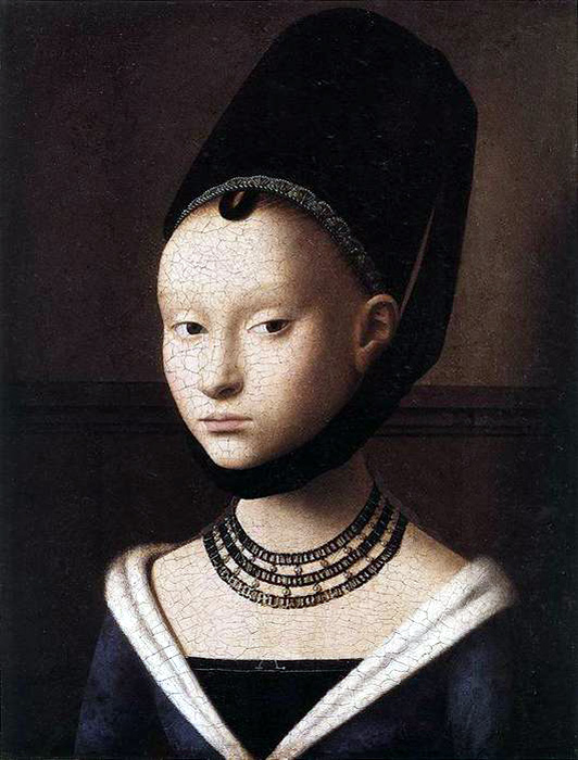 Портрет молодой девушки, Петрус Кристус, 1460 г.