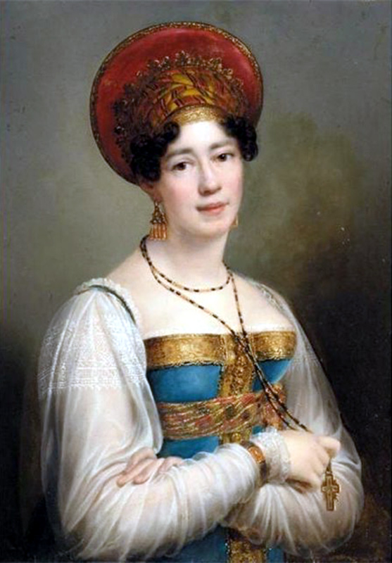 Франсуа Кинсон. Портрет Совфии Петровны Свечиной, 1816 г.