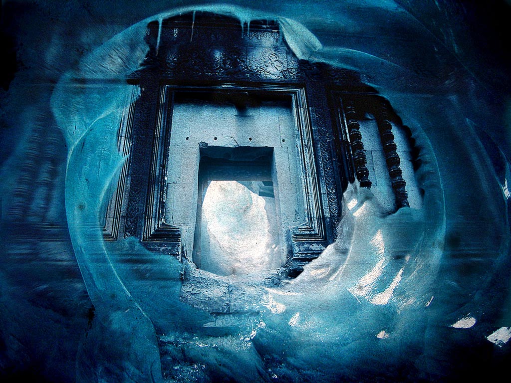 Сооружения в Антарктиде. Иллюстрация с сайта «Заговор Ориона»