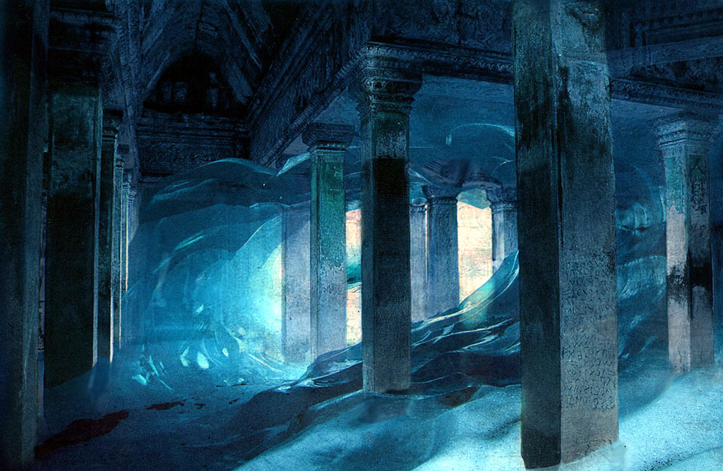 Сооружения в Антарктиде. Иллюстрация с сайта «Заговор Ориона»