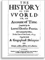 Географическое описание мира ко Всемирной истории Петавиуса, 1659 г.