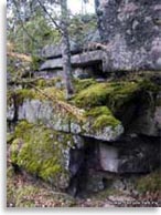 Мегалитическая стена на горе Шаман, с. Нижнетамбовское, на Амуре