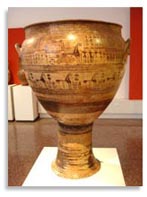 Свастика на Кратере (вазе), Аттика, 750 г. до н.э.