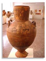 Свастика на Пифосе (амфоре), Беотия, 680 г. до н.э.
