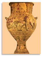 Свастика на Пифосе (амфоре), Киклады, 640 г. до н.э.