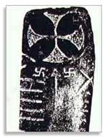 Свастика в Ирландии, Ogham Stone, 5 в.
