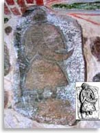 Камень Свантевита (Svantevitbild) в церкви деревни Альтенкирхен