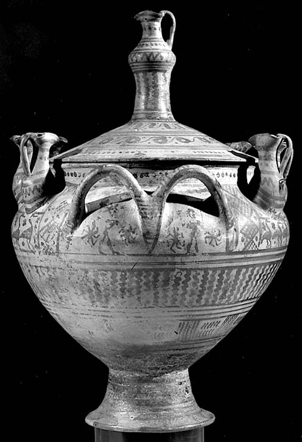 Свастика на Кратере (вазе), южная Этрурия, Вулчи, 800 г.до н.э.