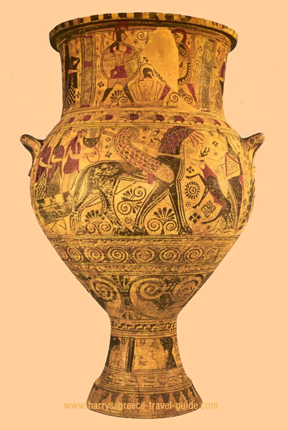 Свастика на Пифосе (амфоре), Киклады, 640 г. до н.э.
