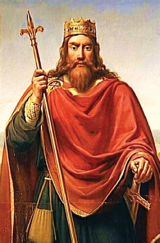 Один из последних Меравинглей — Чилдерик Второй (Childeric II), картина неизвестного автора, сделанная по старинному рисунку