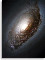 Галактика M64 «Чёрный глаз» (фото Хаббла)