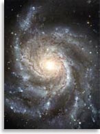 Спиральная Галактика M101 (фото Хаббла)