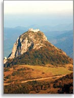Крепость Монсегюр (Montsegur). Иллюстрация из книги Светланы Левашовой «Откровение»