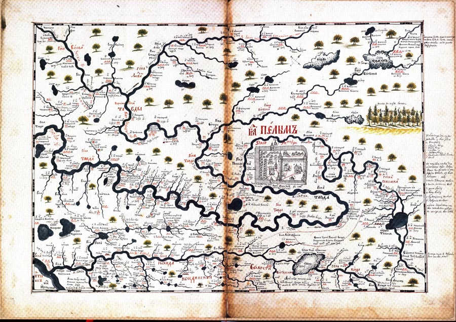Чертежная книга сибири. Семён Ремезов