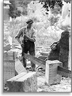 Видите, пила «Дружба-2» успешно применялась в карьерах Бельгии в 1930 г.