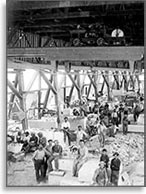 Карьер Хэйзлбьюри. Англосаксы сильно спешили, поэтому не скупились на промышленное оснащение