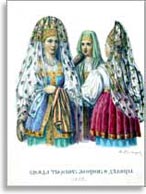 Женский народный костюм. Тверская губ.