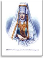 Женский народный костюм. Тверская губ. г. Ржев.