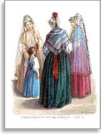 Женский народный костюм. Тверская губ. г. Ржев