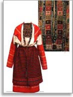 Женский свадебный наряд 1920-е гг. Пензенская губ., Керенский уезд, с. Вяземка