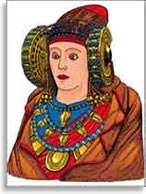 Восстановленное изображение Дамы из Эльче (Dama de Elche)