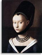 Портрет молодой девушки, Петрус Кристус, 1460 г.