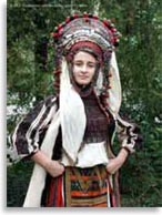 Болгарский свадебный народный костюм. Плевен.