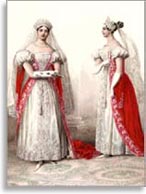 Фрейлины великих княгинь. Альбом «Придворных дамских нарядов», 1834 г.