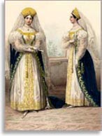 Наставницы великих княжон. Альбом «Придворных дамских нарядов», 1834 г.